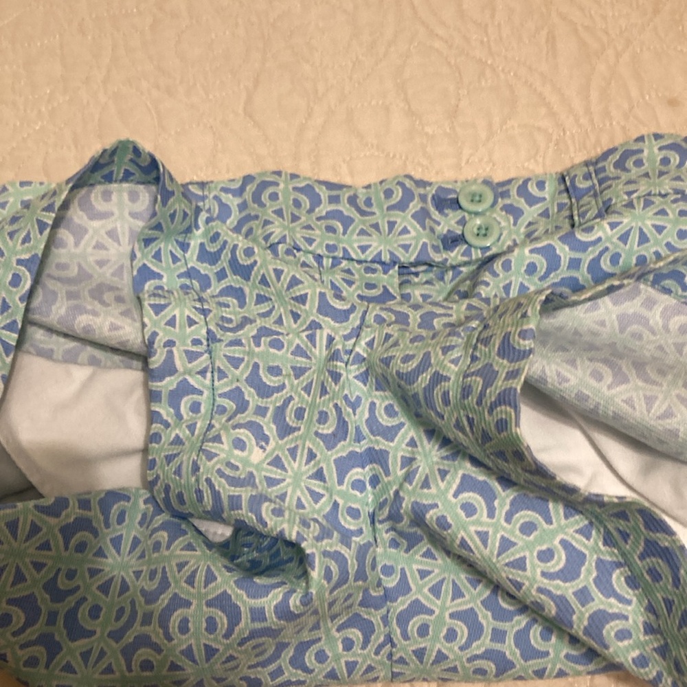 Vineyard Vines Women's Chino Shorts Size 2 Blue Short Mid Rise EUC - Picture 7 of 9